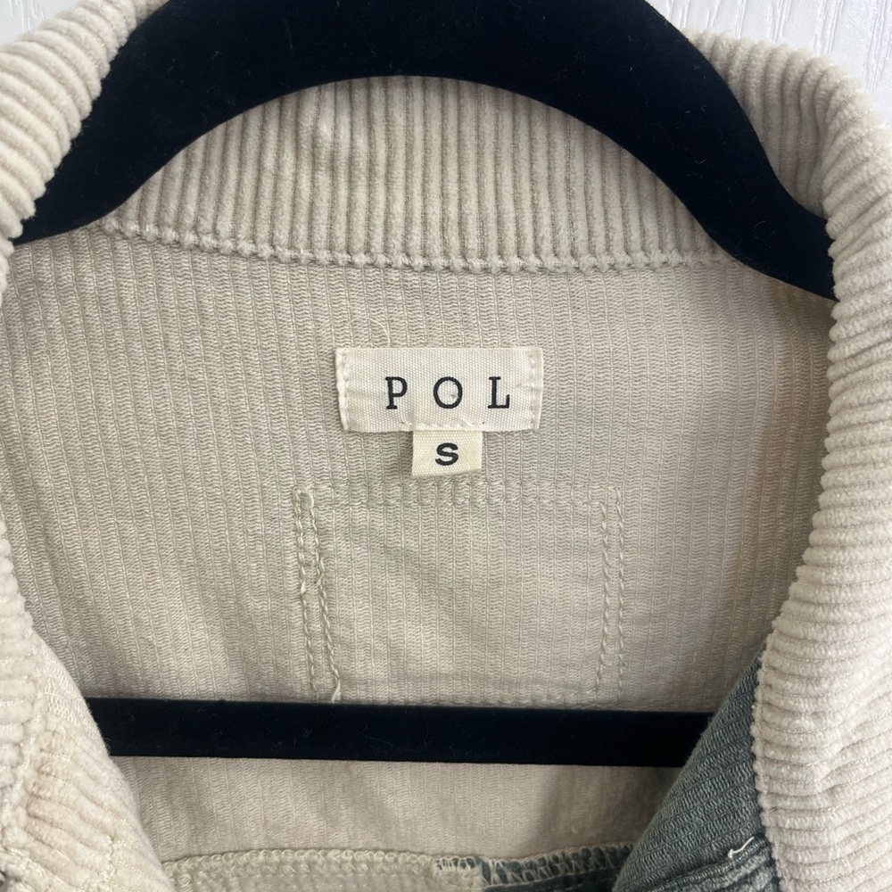 Pol Multi Color Button Up Corduroy Jacket - image 3